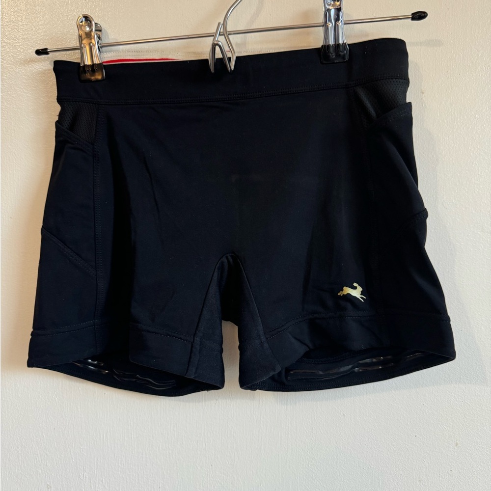 Tracksmith Black Athletic Shorts Lightweight Stretchy Design